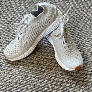 NOBULL Stone Gray Knit Trainers